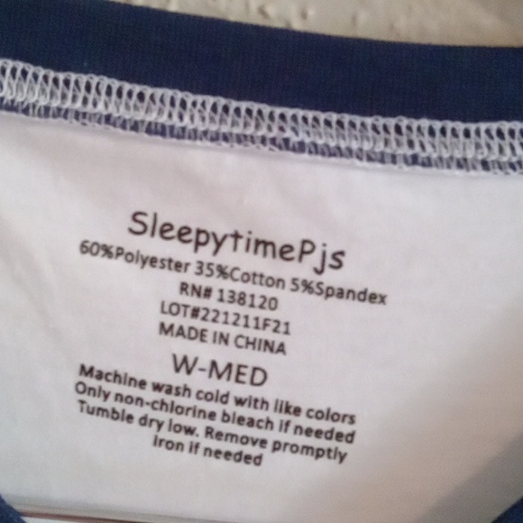 Penguin sleepy time pj's long sleeve top - Picture 2 of 2